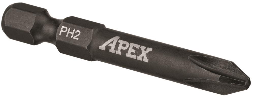 Crescent APEX Impact Power Drive Bit 2 In. Phillips #2 15 Pk. - Ascmtools