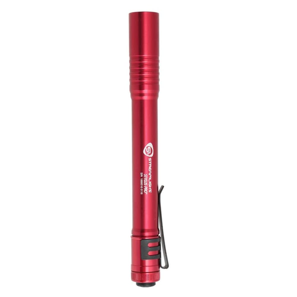 Streamlight Stylus Pro Red AAA Battery Powered LED Penlight - Ascmtools