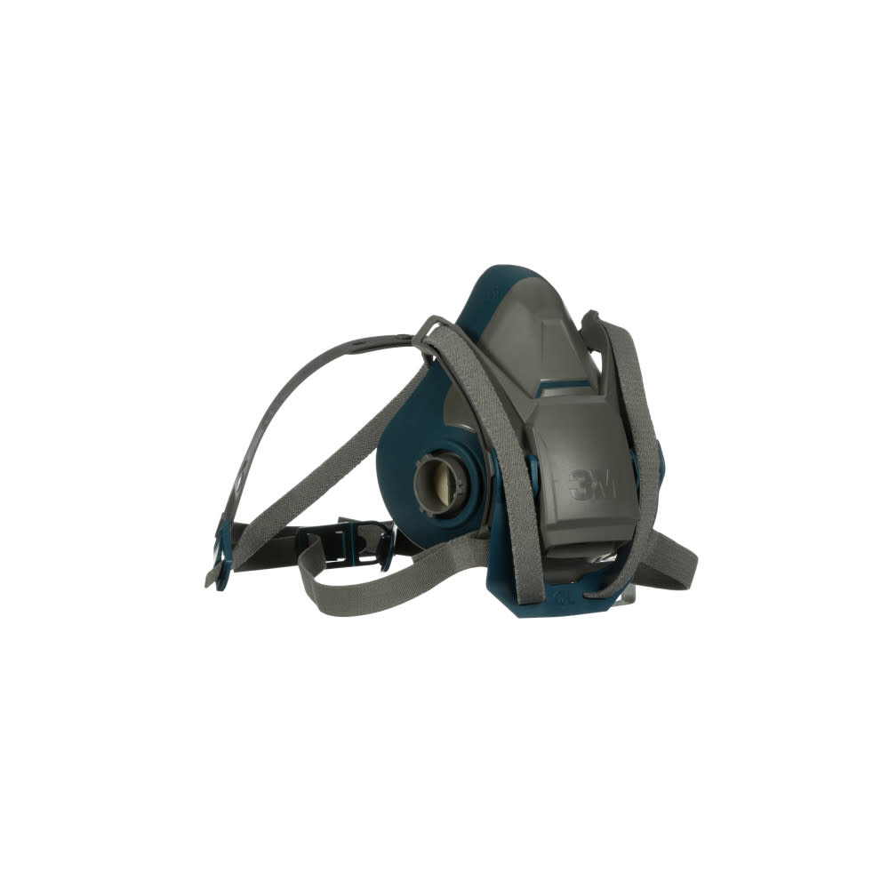 3M Rugged Comfort Quick Latch Half Facepiece Reusable Respirator 6502QL/49490 Medium - Ascmtools