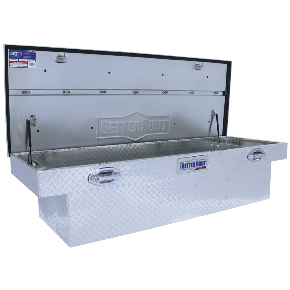 Better Built 71″ SEC Saddle Truck Tool Box DEEP & WIDE BRITE ALUMINUM - Ascmtools