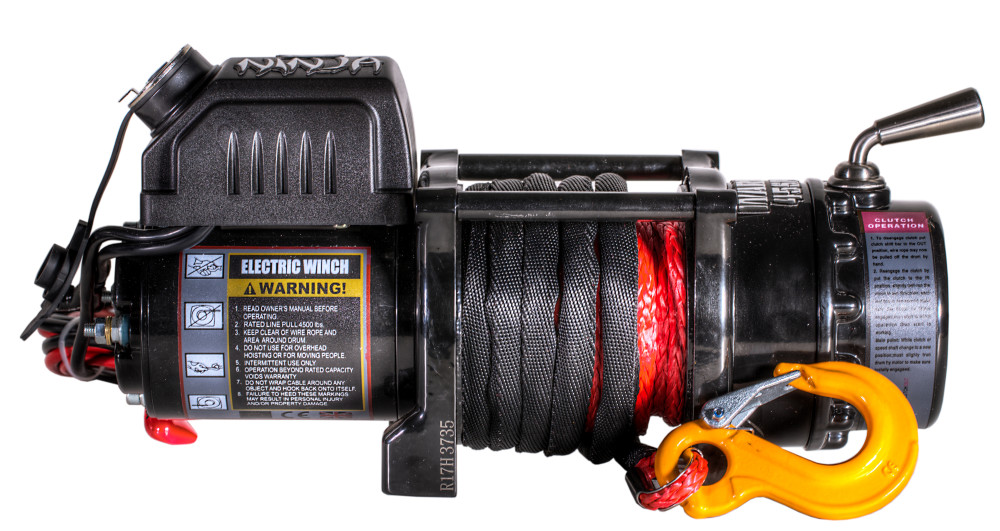 DK2 Ninja Winch Planetary Gear 4500lb with Synthetic Rope - Ascmtools