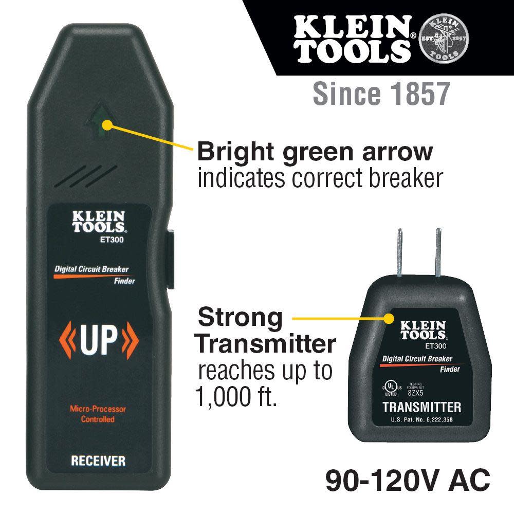 Klein Tools Digital Circuit Breaker Finder - Ascmtools