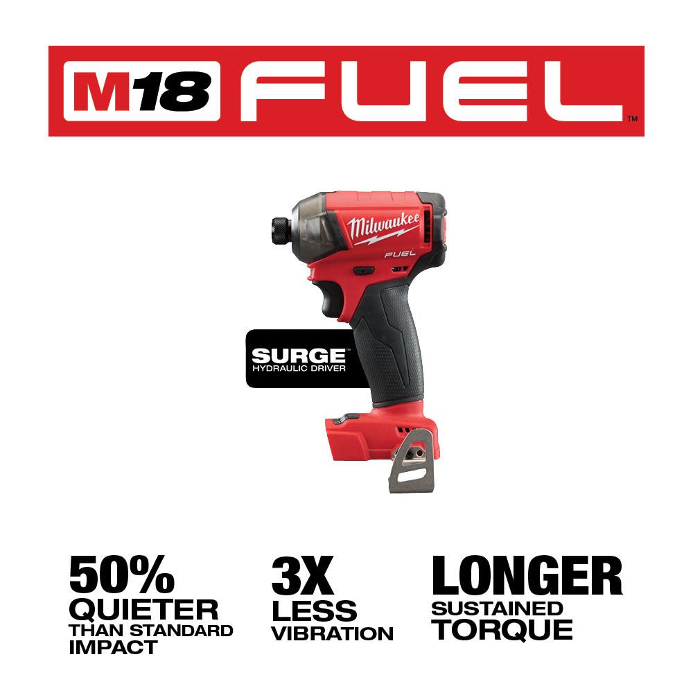 Milwaukee M18 FUEL SURGE 1/4 in. Hex Hydraulic Driver - Ascmtools