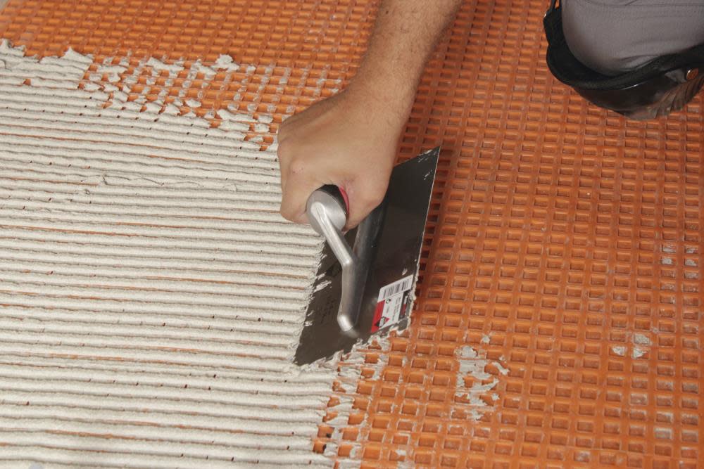 Rubi Tools Steel Notched Trowel 11″ 3/16″ x 3/16″ - Ascmtools