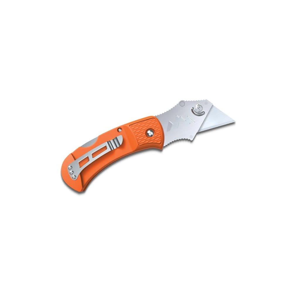 Outdoor Edge BOA Razor Folding Utility Knife with 3 Blades Orange - Ascmtools