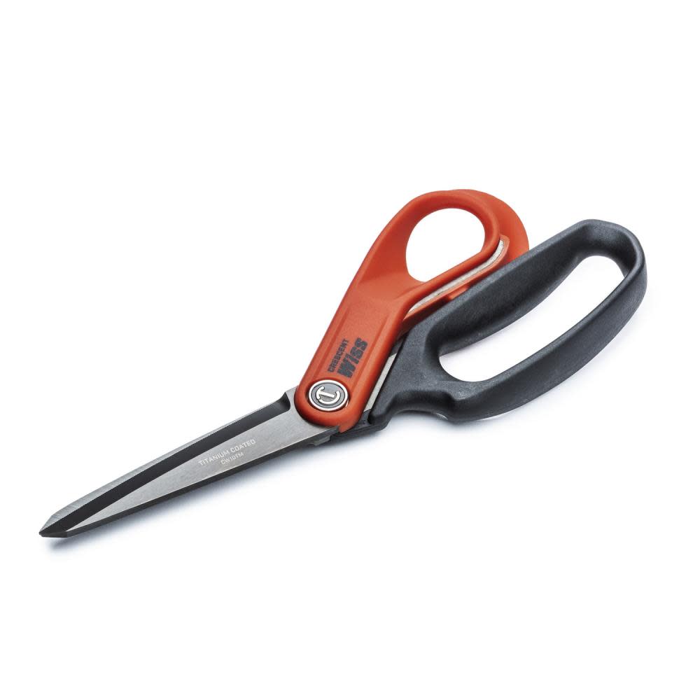 Crescent Wiss 10″ Tradesman Shears Heavy Duty Titanium Coated - Ascmtools