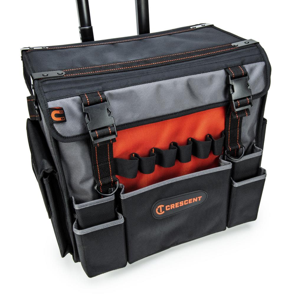 Crescent 18″ Tradesman Rolling Tool Bag - Ascmtools