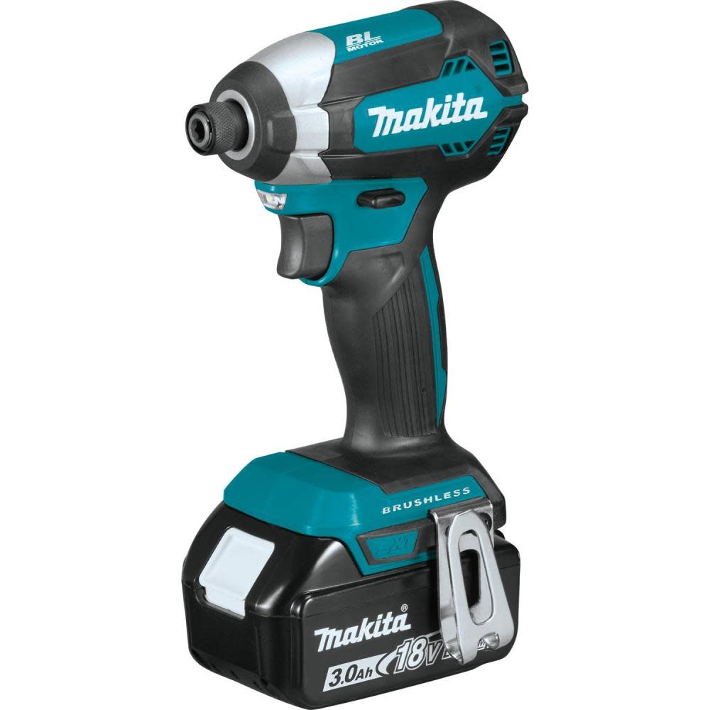 Makita 18V LXT Lithium-Ion Brushless Cordless Impact Driver Kit (3.0Ah) - Ascmtools