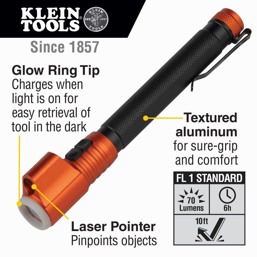 Klein Tools Inspection Penlight with Laser - Ascmtools