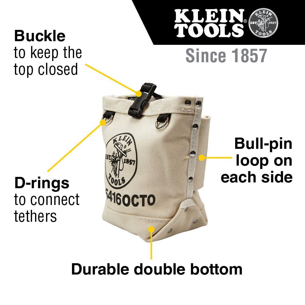 Klein Tools Canvas Bag with Connection Points - Ascmtools