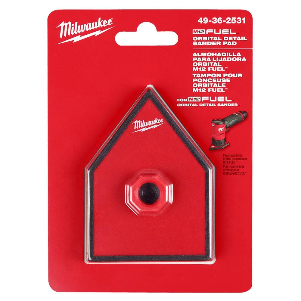 Milwaukee M12 Orbital Detail Sander Pad - Ascmtools
