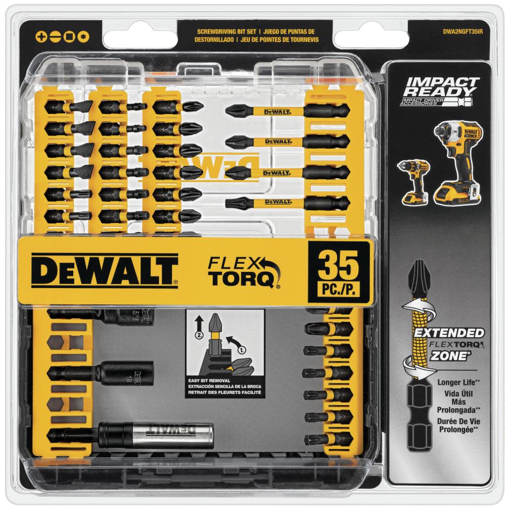DEWALT 35-Piece Impact Ready FlexTorq Set - Ascmtools