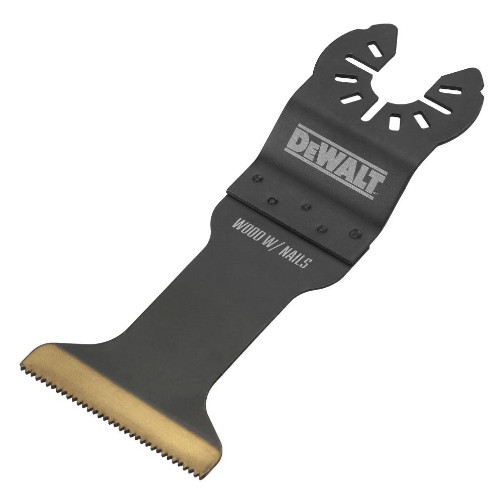 DEWALT Wide Titanium Oscillating Wood with Nails Blade - Ascmtools