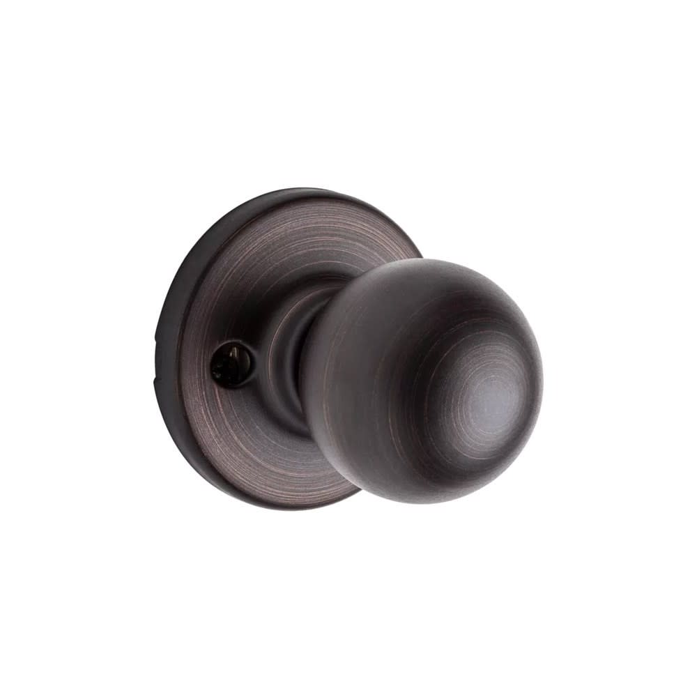 Kwikset Venetian Bronze Hall/Closet Polo Passage Door Knob - Ascmtools