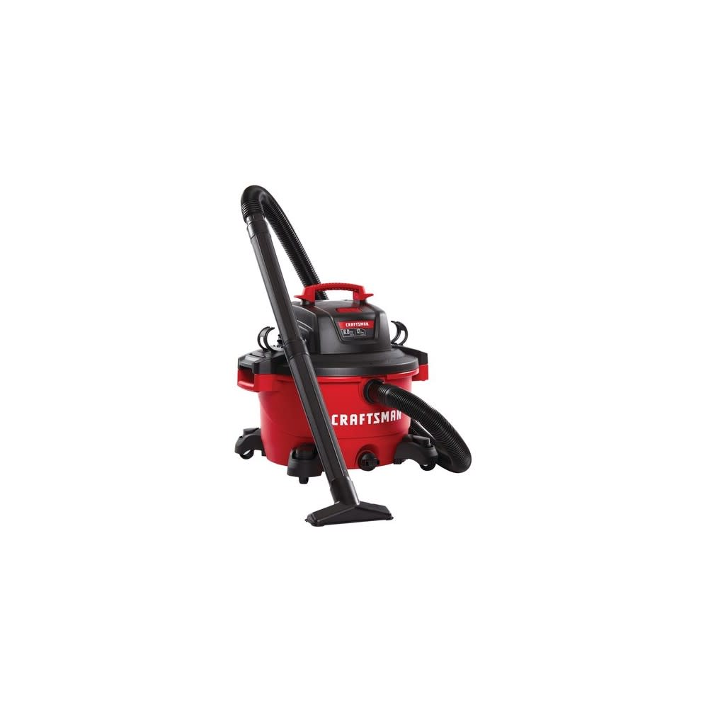 Craftsman Wet/Dry Vacuum with Attachments 12 Gallon 120V 6HP Peak - Ascmtools