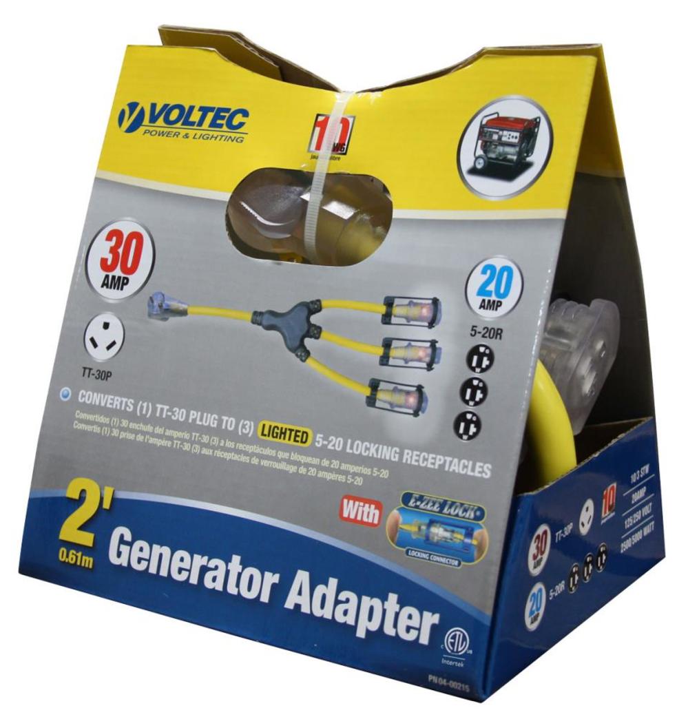 Voltec TT-30P Generator Adapter - Ascmtools