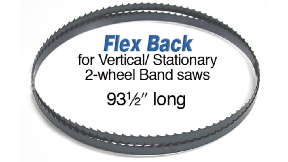 Olson Saw Company 93-1/2″ x 3/16 x in25″ 4 Skip HEFB Band Saw Blade - Ascmtools