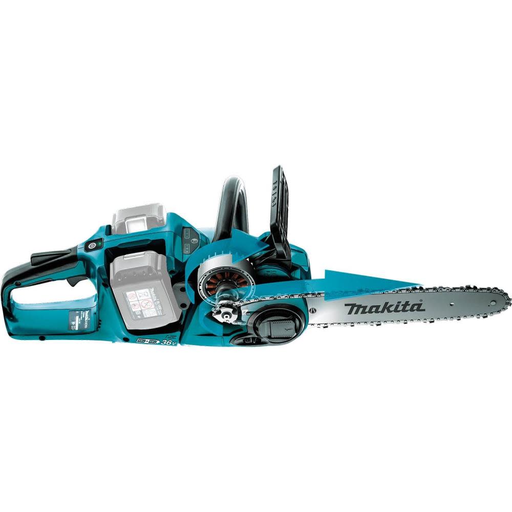 Makita 18V X2 LXT Lithium-Ion (36V) Brushless Cordless Chain Saw Tool Only - Ascmtools
