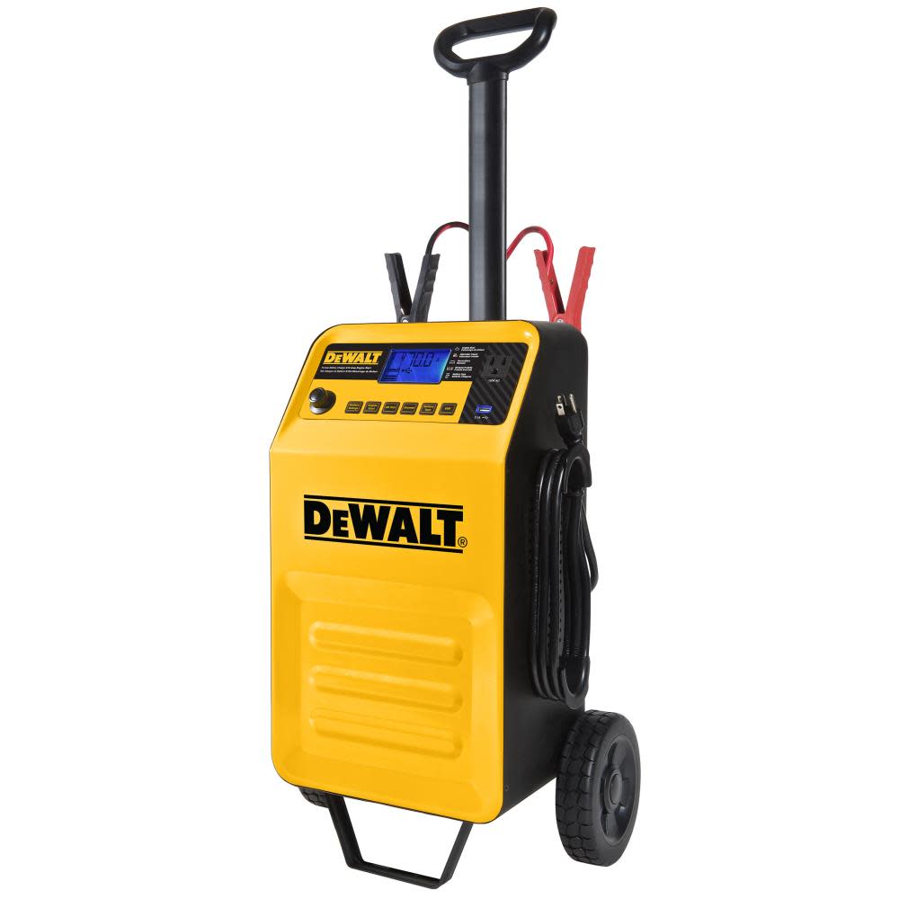 DEWALT Battery Charger Rolling Maintainer With Engine Start - Ascmtools