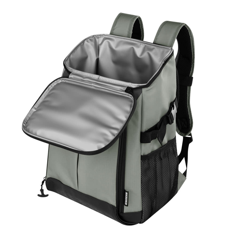 Igloo Softside Cooler 28 Can Top Grip Backpack Trek Olive/Gray - Ascmtools