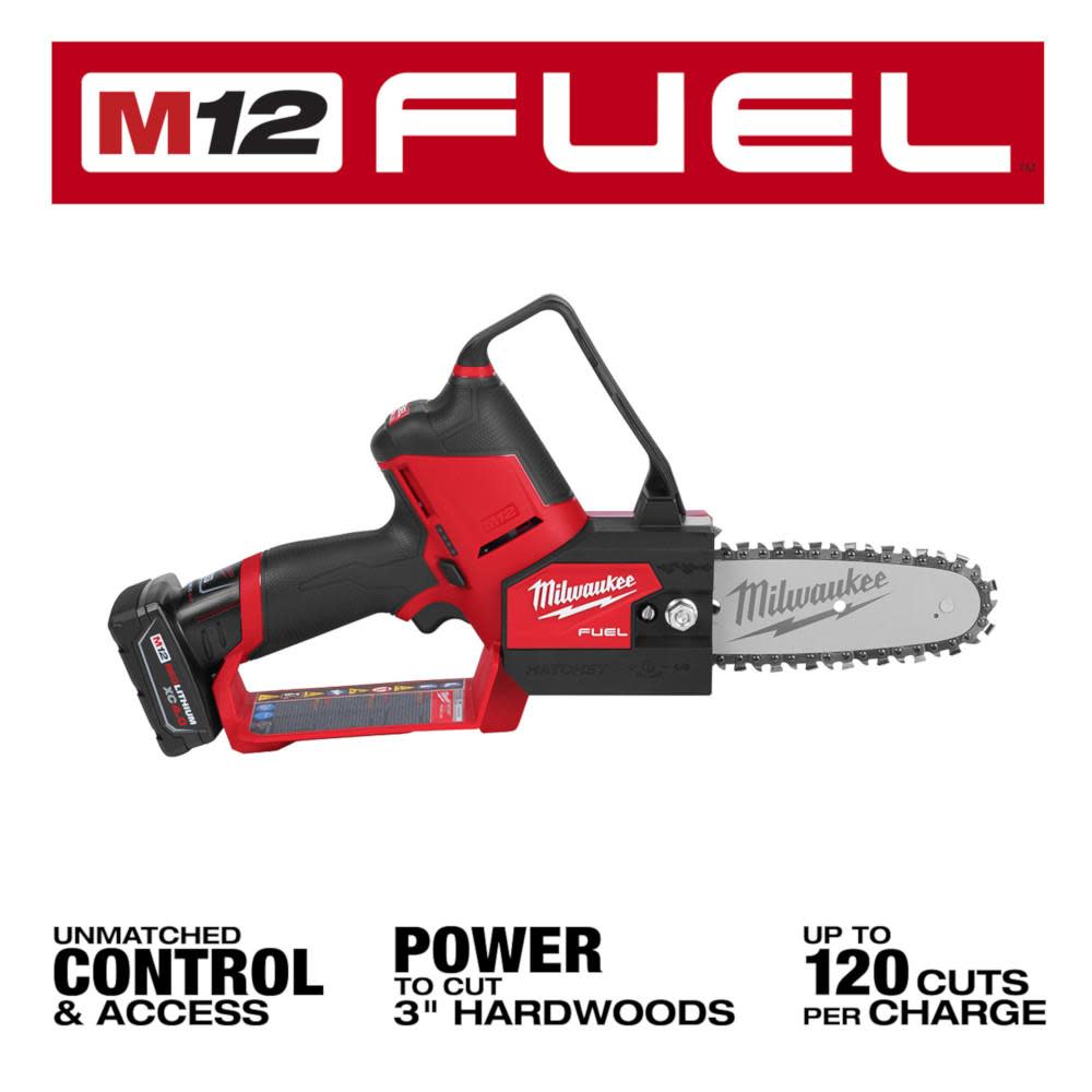 Milwaukee M12 FUEL HATCHET 6″ Pruning Saw Kit - Ascmtools