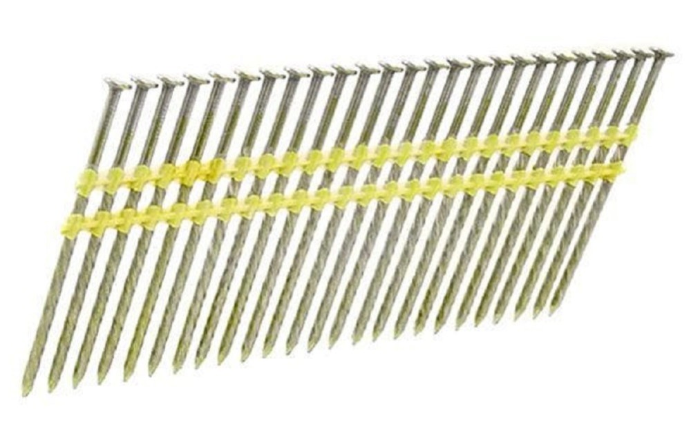 Duo Fast 1015228 2-3/4 X .120 Bright 20 Full Round Head Strip Plastic Nail – 2500 Nails - Ascmtools