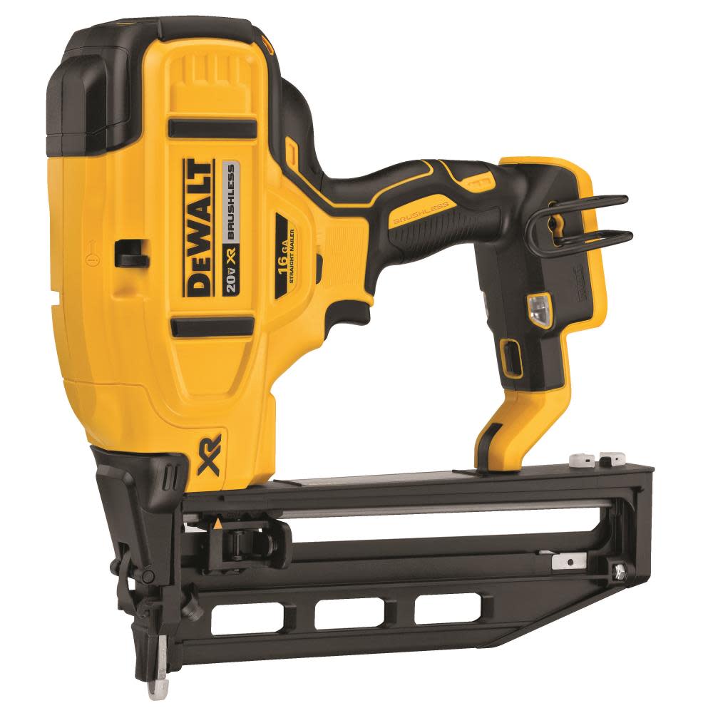 DEWALT 20V MAX* XR 16 GA Cordless Straight Finish Nailer (Tool Only) - Ascmtools