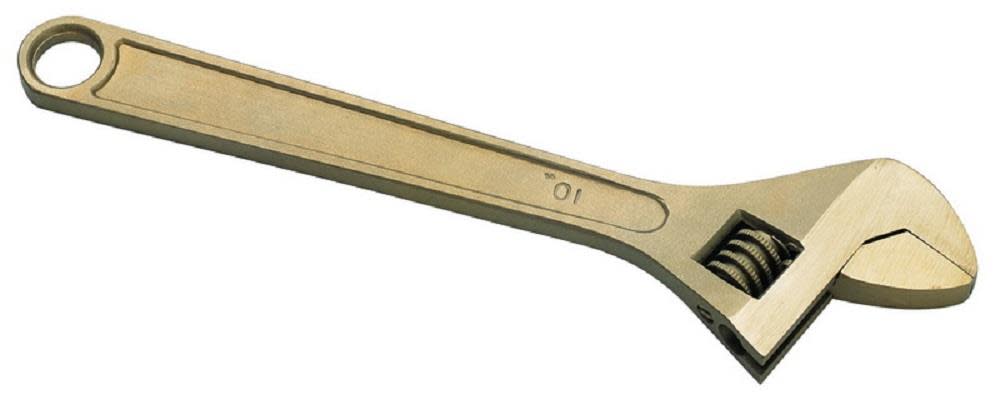 CS Unitec Non Sparking 10″ Adjustable Wrench - Ascmtools