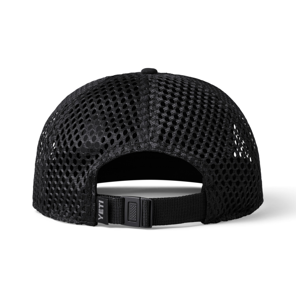 Yeti Logo Performance Black Nylon Hat - Ascmtools