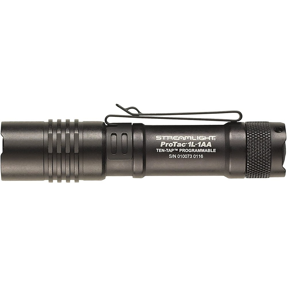Streamlight ProTac 1L-1AA Black Dual Fuel Flashlight - Ascmtools