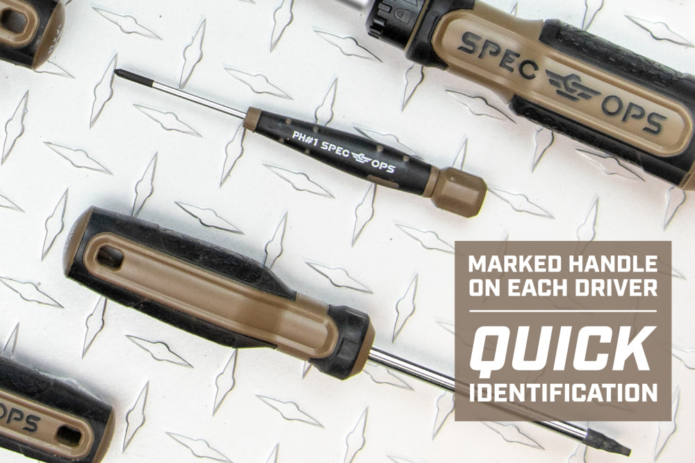 Spec Ops Precision Screwdriver Set with Case 6pc - Ascmtools
