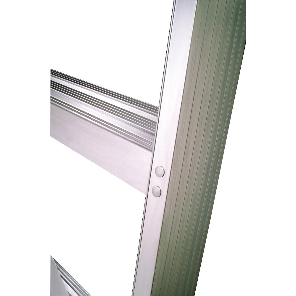 Werner 4 Ft. Aluminum Twin-Step Ladder Type IA - Ascmtools