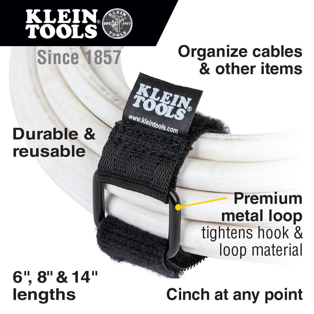 Klein Tools Cinch Strap Cable Ties 6pk - Ascmtools