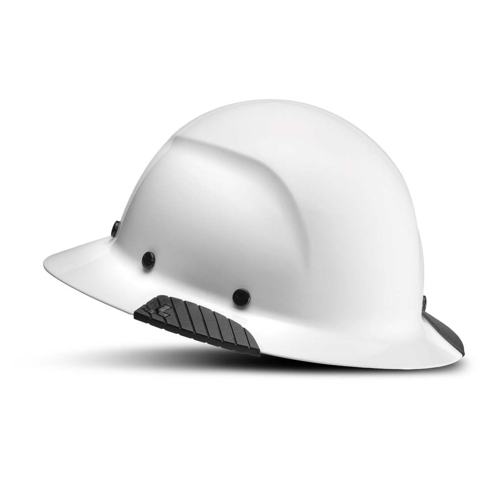 Lift Safety Hard Hat DAX White Carbon Fiber Full Brim - Ascmtools