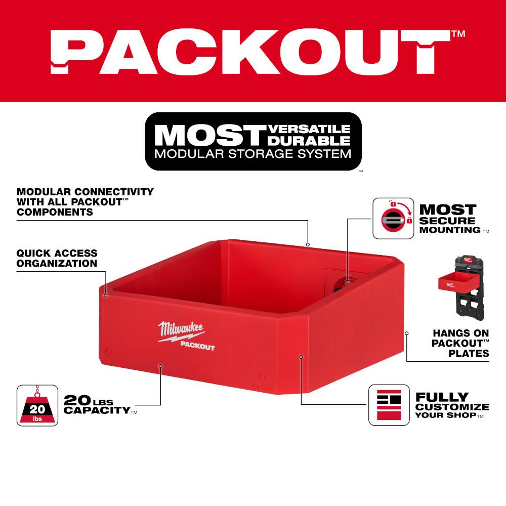 Milwaukee PACKOUT Compact Shelf - Ascmtools