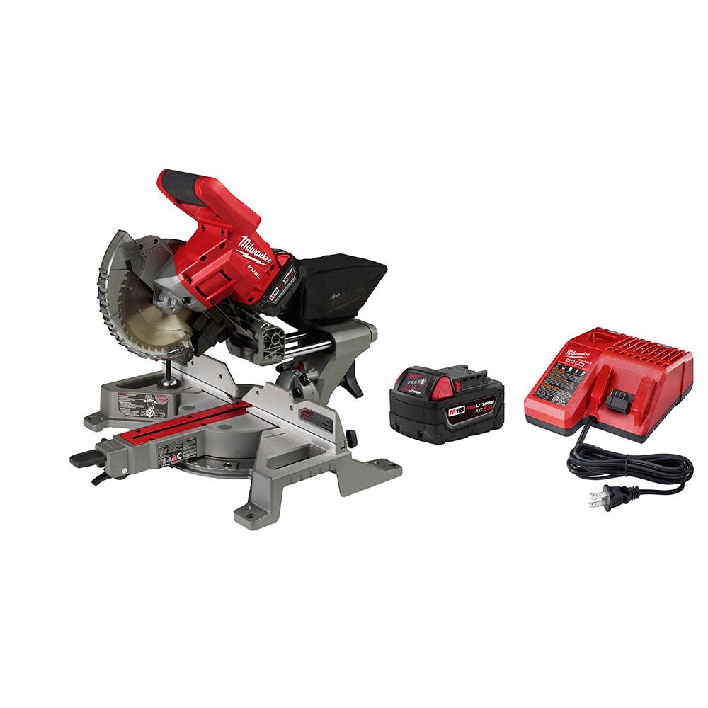 Milwaukee M18 FUEL 7 1/4″ Miter Saw Kit Reconditioned - Ascmtools