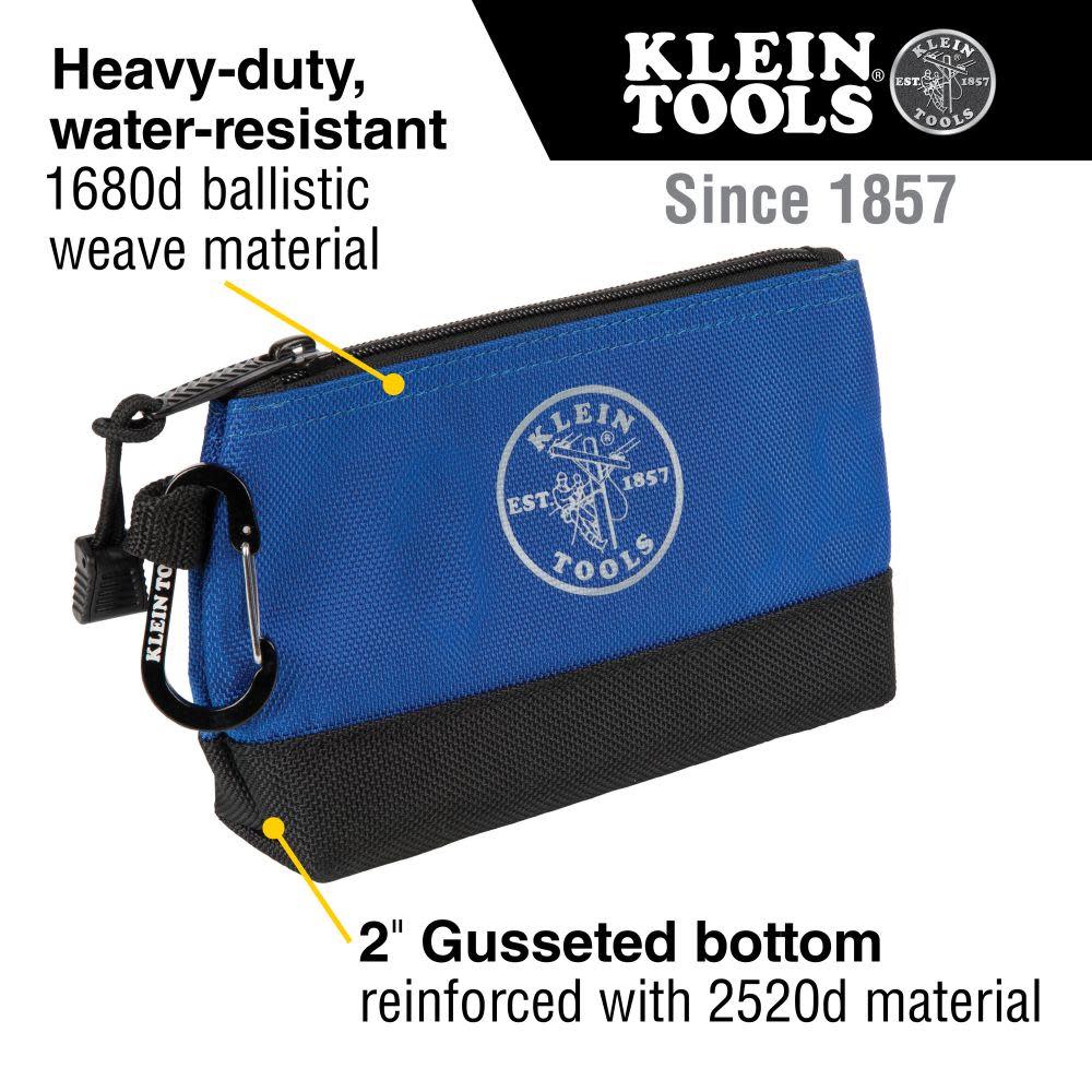 Klein Tools Stand-up Zipper Bags 2-Pack - Ascmtools
