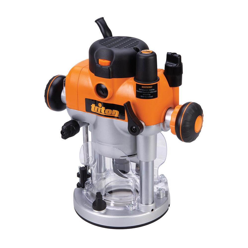 Triton Power Tools TRA001 Dual Mode Precision Plunge Router 2400W / 3-1/4hp - Ascmtools