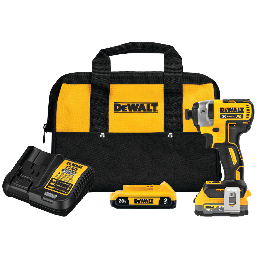 DEWALT 20V MAX XR Impact Driver with POWERSTACK Kit - Ascmtools