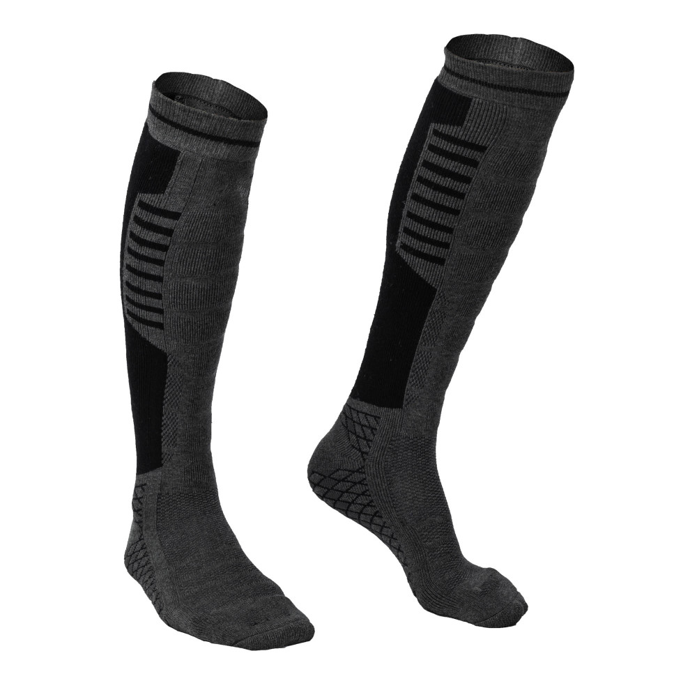 Mobile Warming Thermal Heated Socks Unisex 3.7V Dark Gray Small - Ascmtools