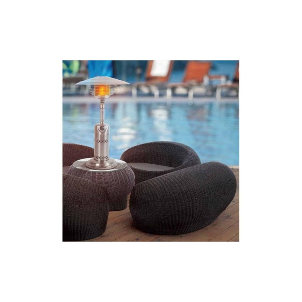 Living Accents Tabletop Patio Heater 10000 BTU Steel Portable - Ascmtools