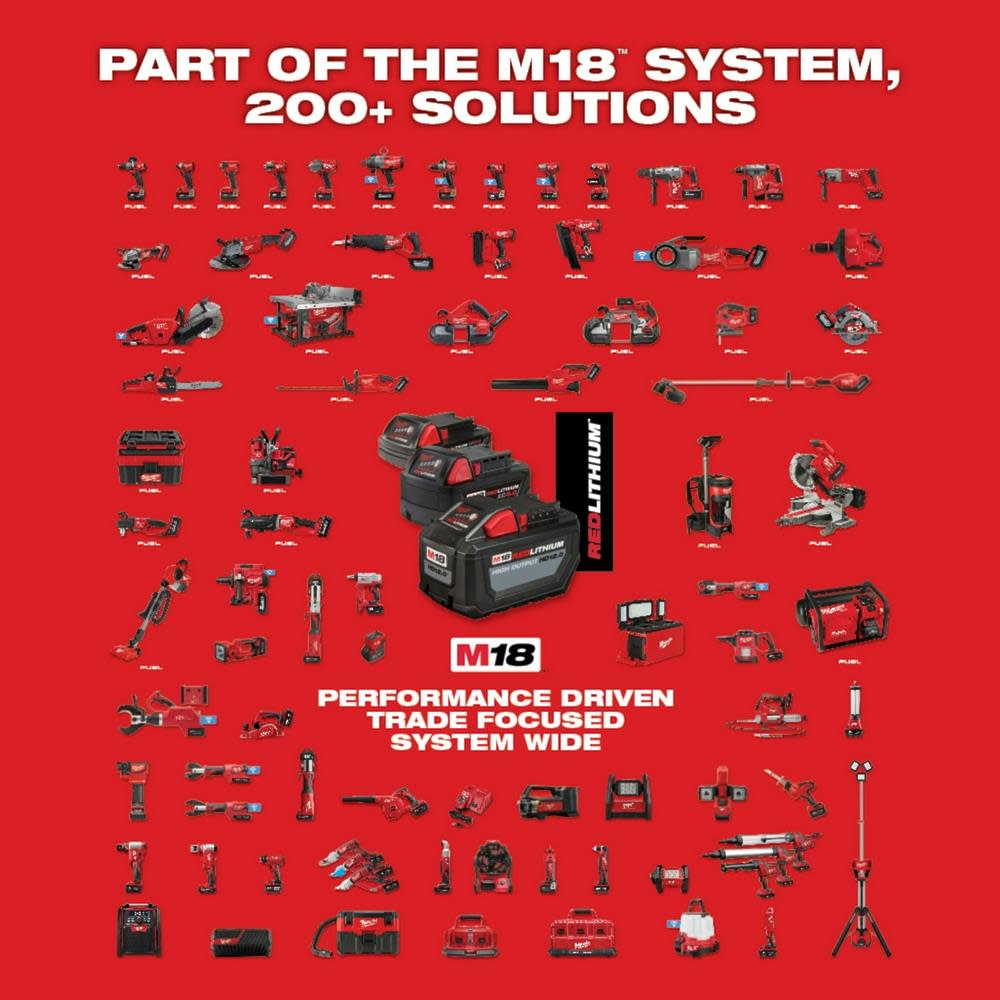 Milwaukee M18 FUEL 1/2″ Mid-Torque Impact Wrench with Pin Detent Kit - Ascmtools