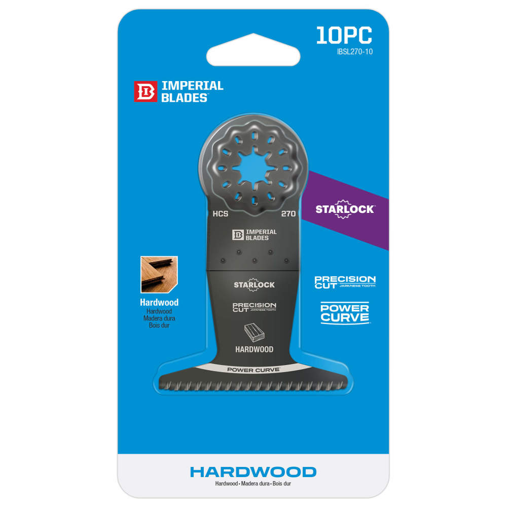 Starlock™ 2-1/2″ Japanese Tooth Power Curve Hardwood Blade, 10PC - Ascmtools