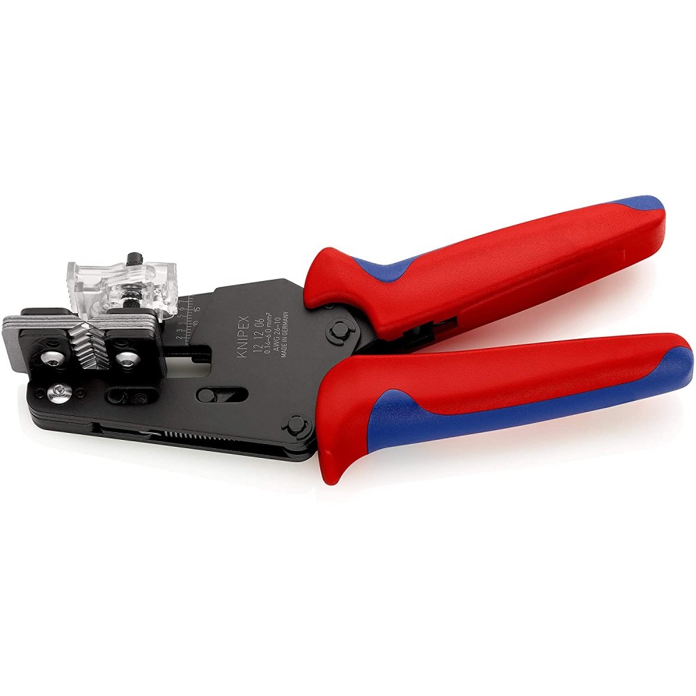 Knipex Precision Insulation Wire Stripper 195mm 10-26 AWG - Ascmtools