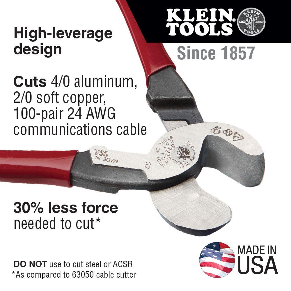 Klein Tools High-Leverage Cable Cutter - Ascmtools