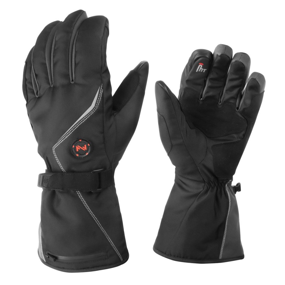 Mobile Warming Heated Gloves 5V Black Medium - Ascmtools