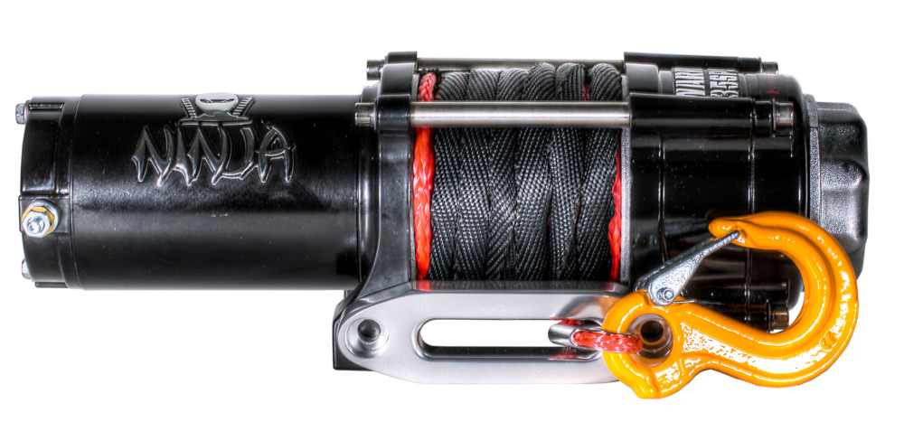 DK2 Ninja Winch Planetary Gear 2500lb with Synthetic Rope - Ascmtools