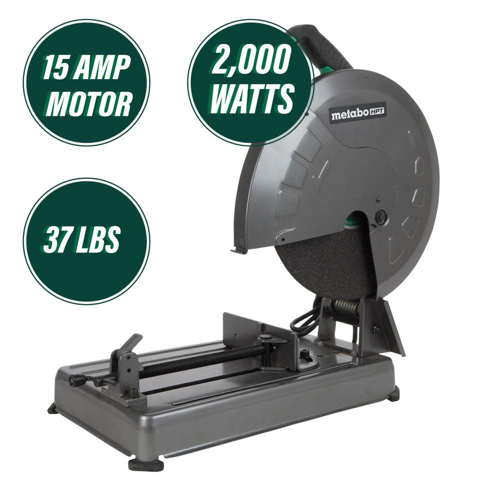 Metabo HPT 14 Inch Portable Chop Saw | CC14SFS - Ascmtools