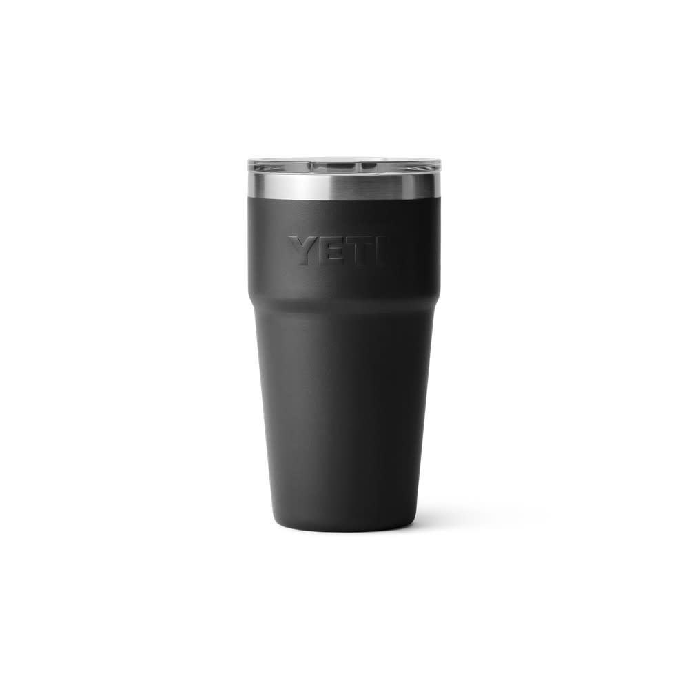 Yeti Rambler 16oz Stackable Pint with Magslider Lid Black - Ascmtools