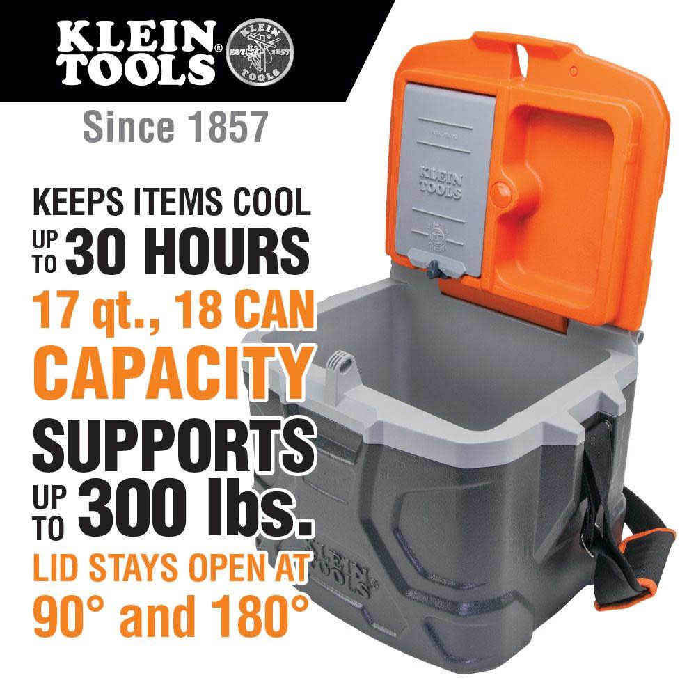 Klein Tools Tough Box 17-Quart Cooler - Ascmtools